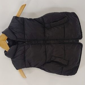 Zara Kids Black Puffer Vest Size 4/5